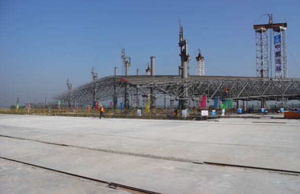 公主岭网架顶升施工方案