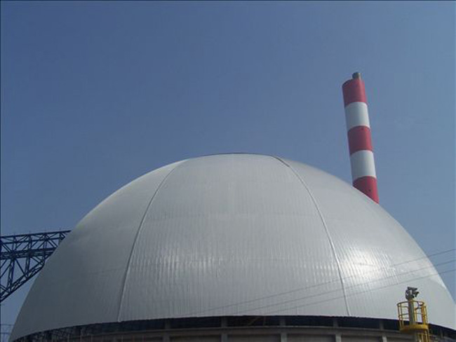 公主岭球形发电厂网架工程